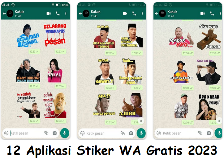 12 Aplikasi Stiker WA Gratis 2023, Bikin Chat-mu Makin Asyik!