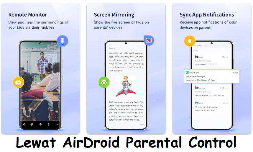 4. Lewat AirDroid Parental Control