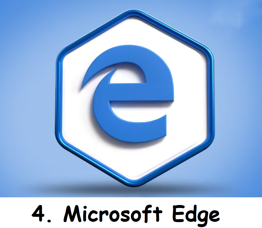 4. Microsoft Edge 4. Microsoft Edge