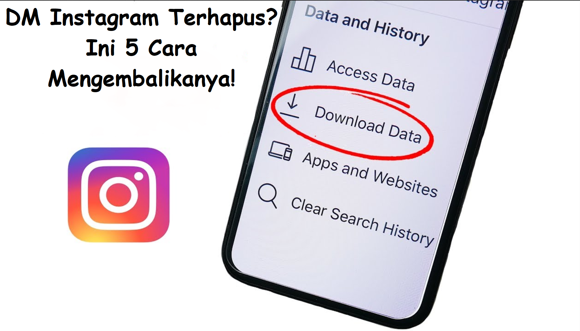 DM Instagram Terhapus? Ini 5 Cara Mengembalikanya!