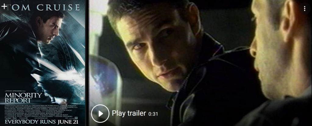 Minority Report Minority Report