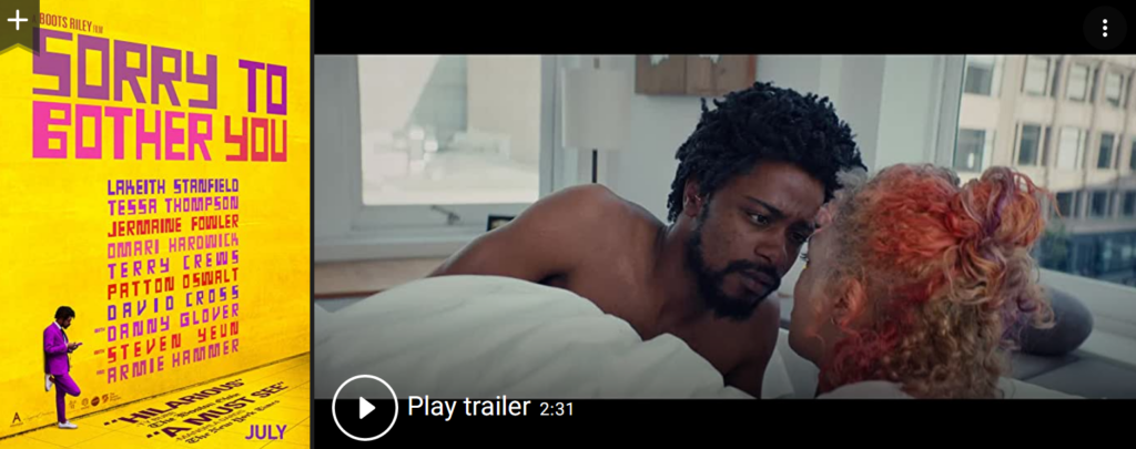 Sorry to Bother You Film Netflix: Sorry to Bother You