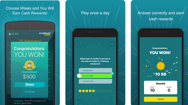 Swagbucks Trivia for Money