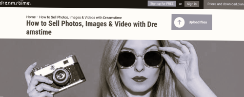 6. DreamsTime Aplikasi Jual Foto Online dengan Bayaran Tinggi