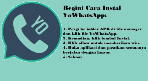 Begini Cara Instal YoWhatsApp Begini Cara Instal YoWhatsApp