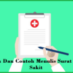 Cara Dan Contoh Menulis Surat Izin Sakit Sekolah SD, SMP, SMA