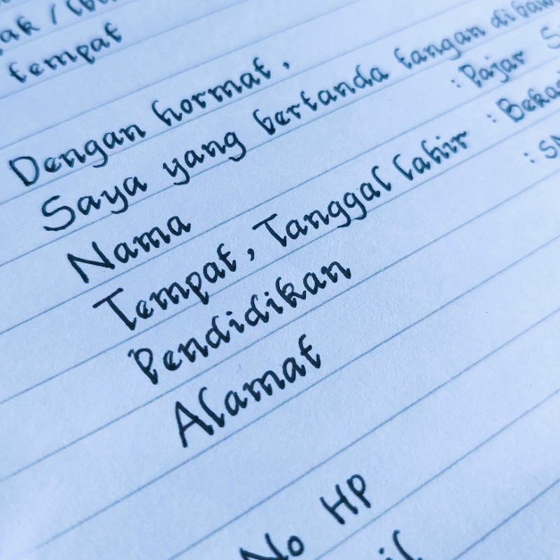 Cara Membuat Daftar Riwayat Hidup Tulis Tangan Cara Membuat Daftar Riwayat Hidup Tulis Tangan