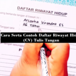 Cara Serta Contoh Daftar Riwayat Hidup (CV) Tulis Tangan