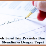 Contoh Surat Izin Pramuka Dan Cara Menulisnya Dengan Tepat