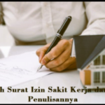 Contoh Surat Izin Sakit Kerja dan Cara Penulisannya