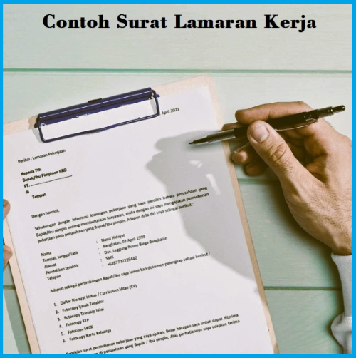 Contoh Surat Lamaran Kerja Beserta Tips dan Formatnya (DOCX)