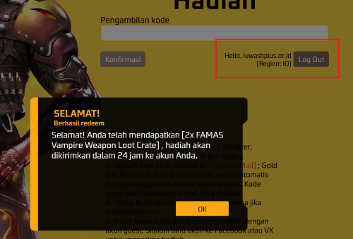 Kode Redeem Max Garena Free Fire Hari Ini 6 Maret 2023