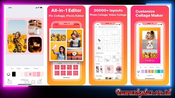7. LiveCollage - Aplikasi pengeditan foto untuk kolase 7. LiveCollage - Aplikasi pengeditan foto untuk kolase