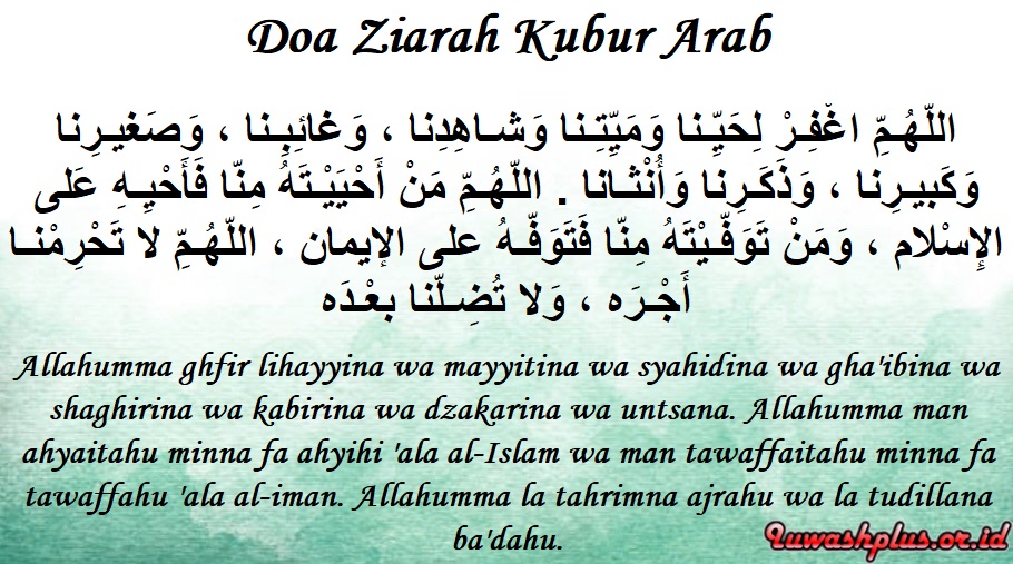 Doa Ziarah Kubur Arab, Latin dan Artinya Lengkap Sesuai Sunnah