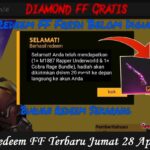 Kode Redeem FF Terbaru Jumat 28 April 2023