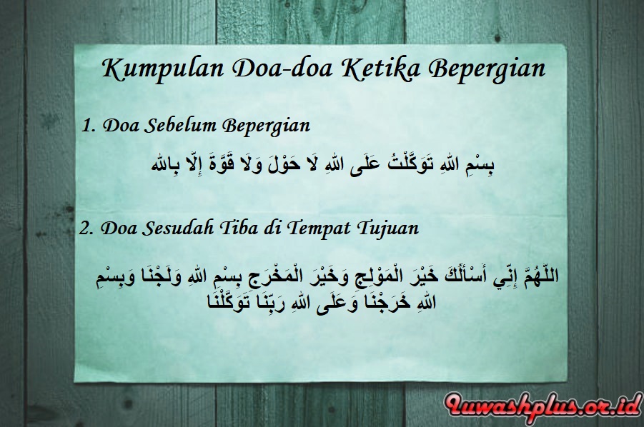 Kumpulan Doa-doa Ketika Bepergian