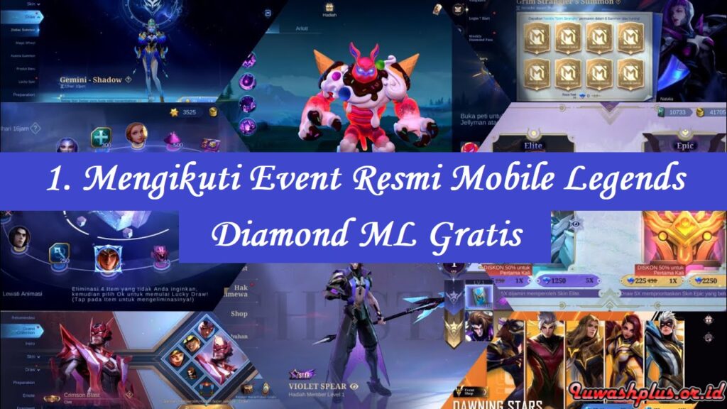 1. Mengikuti Event Resmi Mobile Legends