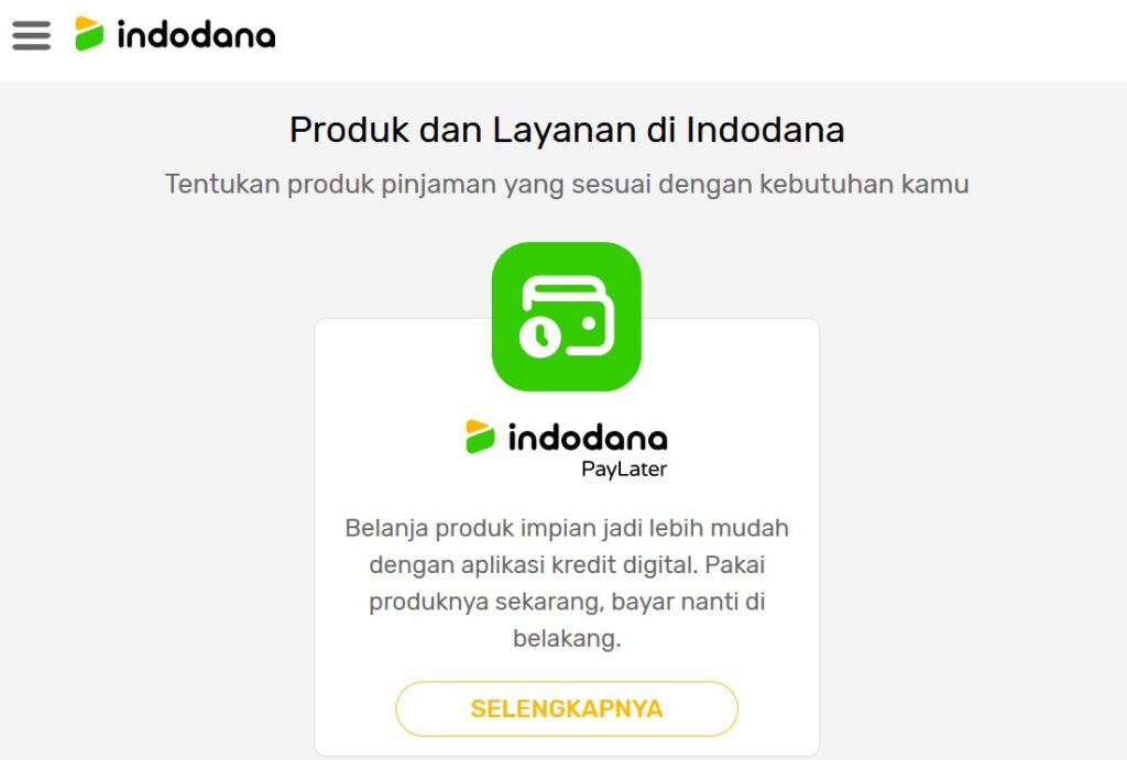 3. IndoDana: Aplikasi Pinjaman Online Cepat dan Handal 3. IndoDana: Aplikasi Pinjaman Online Cepat dan Handal