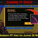 Kode Redeem FF Hari Ini 26 Mei 2023