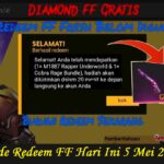 Kode Redeem FF Hari Ini 5 Mei 2023 & Cara Memasukkan Kode