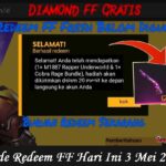 Kode Redeem FF Terbaru 3 Mei 2023 Belum Digunakan dan Masih Aktif