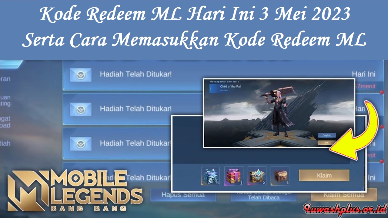 Kode Redeem ML Hari Ini 3 Mei 2023 & Cara Memasukkan Kode