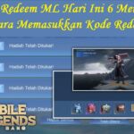 Kode Redeem ML Hari Ini 6 Mei 2023 & Cara Memasukkan Kode