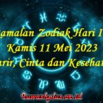 Ramalan Zodiak Hari Ini 11 Mei 2023: Karir, Cinta dan Kesehatan