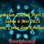 Ramalan Zodiak Hari Ini 6 Mei 2023 Karir, Cinta dan Kesehatan