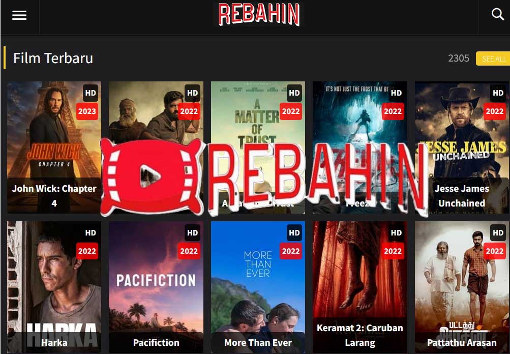 Rebahin - Aplikasi dan Situs Untuk Menikmati Film Dengan Subtitle Indonesia