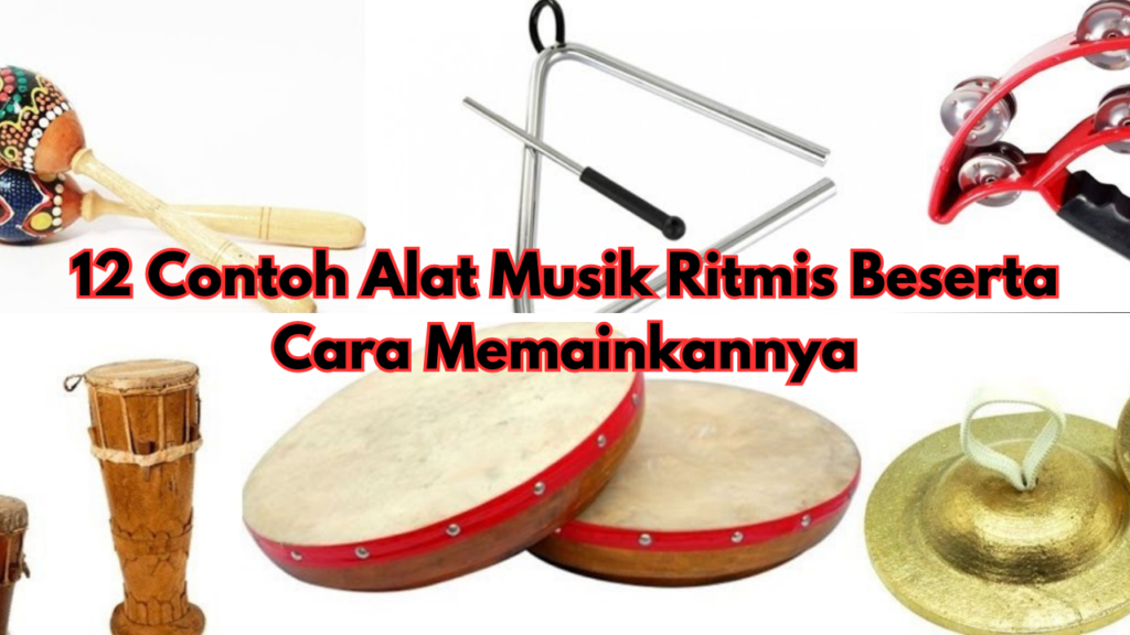 12 Contoh Alat Musik Ritmis Penjelasan Dan Cara Memainkannya