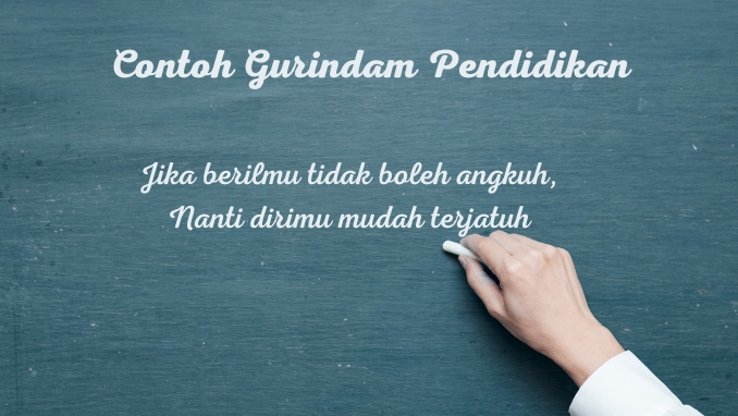2. Contoh Gurindam Pendidikan 2. Gurindam Pendidikan
