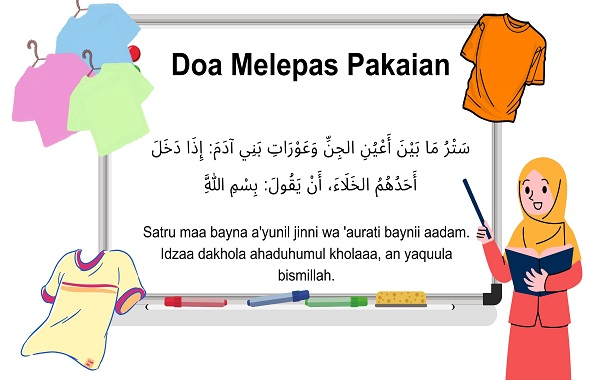 2. Doa Melepas Pakaian