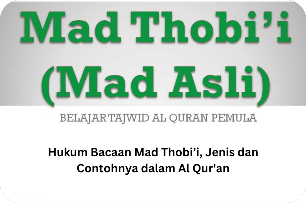 Apa itu Mad dan Mad Thobi’i