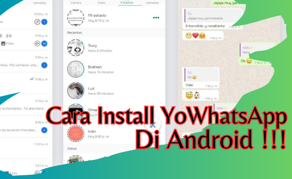 Cara Instalasi YoWhatsApp Apk v9.65 (YoWa) di Gadget Andorid!