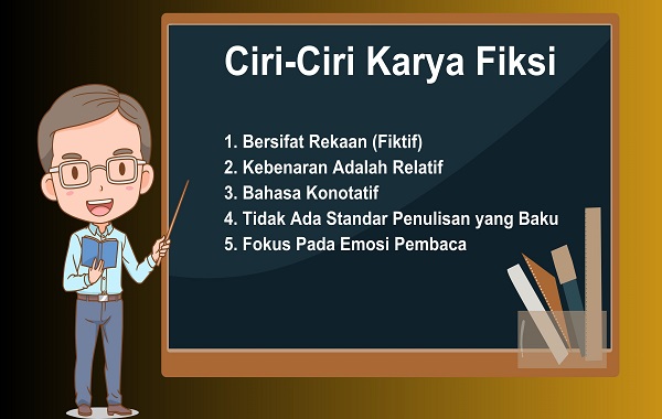 Ciri-Ciri Karya Fiksi