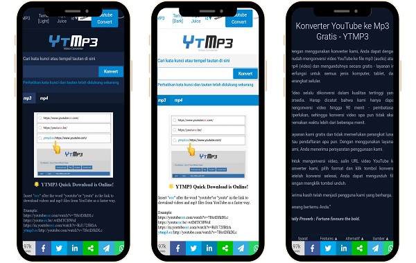 Kekurangan Aplikasi YTMP3 Kekurangan Aplikasi tersebut