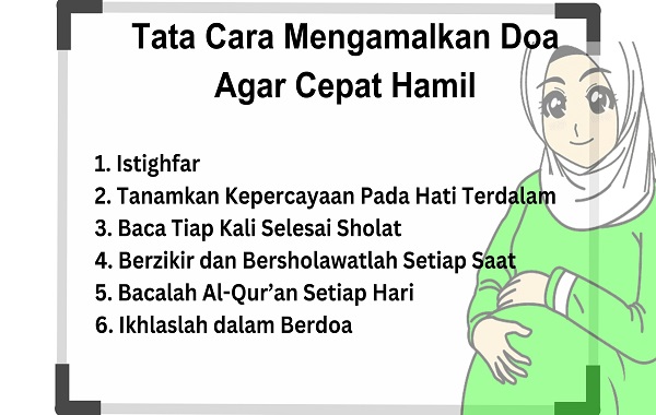 Tata Cara Mengamalkan Doa Agar Cepat Hamil