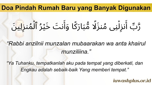 5. Doa untuk Pindah Rumah Baru yang Banyak Digunakan