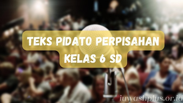 Kumpulan Teks Pidato Perpisahan Kelas 6 SD