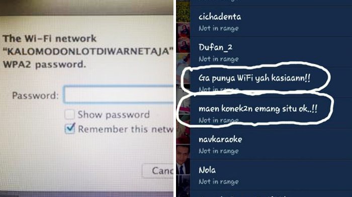 nama wifi unik