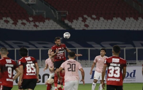 Jalannya Pertandingan Bali United vs Persik Kediri