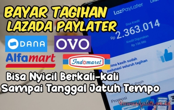 Cara Membayar Cicilan di Lazada Paylater dan LazBon