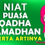 Doa Niat Puasa Qadha Ganti Ramadhan Hari Senin-Minggu