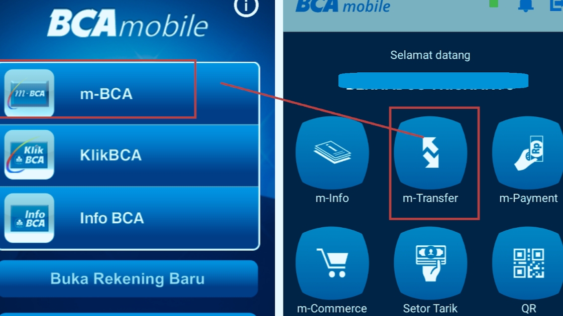 3. Menggunakan m-BCA