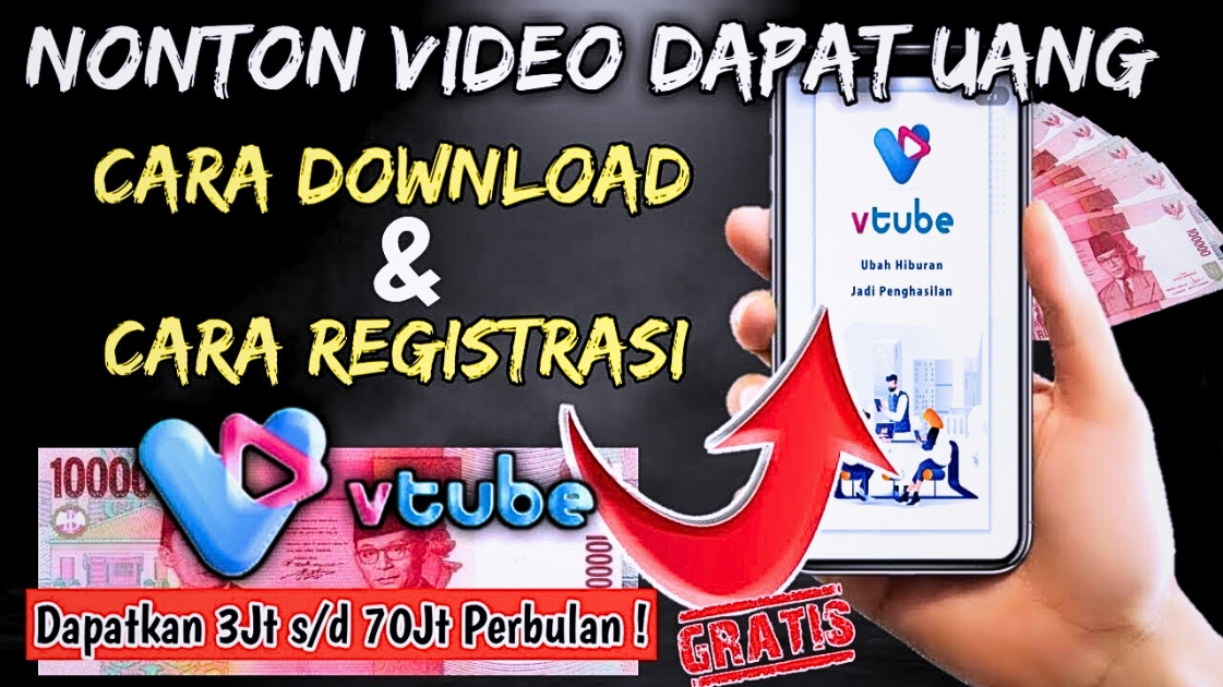 Cara Terbaru Mendapatkan Uang Dari Aplikasi Vtube 2023 Cara Terbaru Mendapatkan Uang Dari Aplikasi Vtube 2023